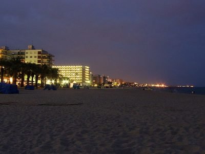Platja de Llevant en Santa Susanna