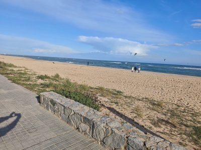 Platja del Bassiot en Caldes d'Estrac