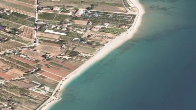 Vista aérea de Platja del Camaril, Alcanar
