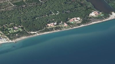 Vista aérea de Platja Naturista, El Prat de Llobregat