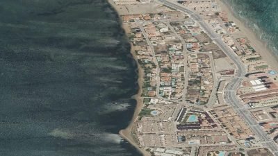 Vista aérea de Playa Aliseos, San Javier