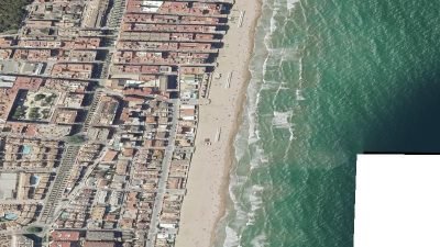 Vista aérea de Playa Centro, Guardamar del Segura