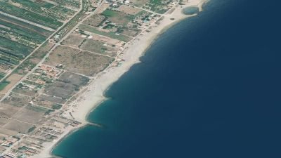 Vista aérea de Playa de L'Alcudia, Nules