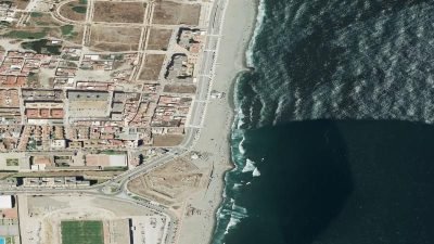 Vista aérea de Playa de Levante, La Línea de la Concepción