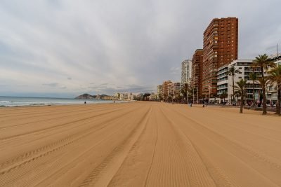 Playa de Levante en Benidorm