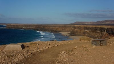 Playa de los mallorquines en La Oliva
