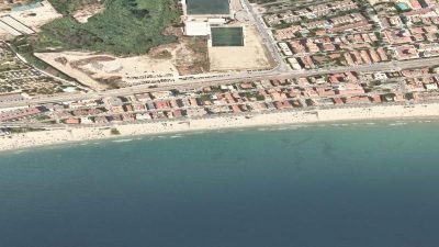 Vista aérea de Playa de Poniente, Salou
