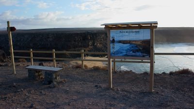 Playa del Aguila en La Oliva