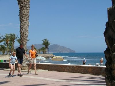 Playa del Rihuete en Mazarrón