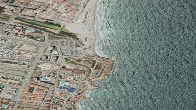 Vista aérea de Playa del Río, Pilar de la Horadada