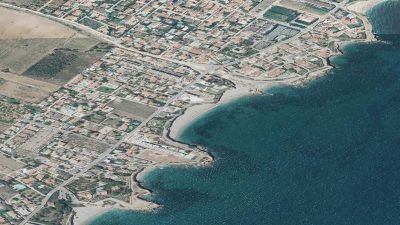 Vista aérea de Playa del Triador, Vinaròs