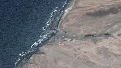 Vista aérea de Playa del Valle, Betancuria