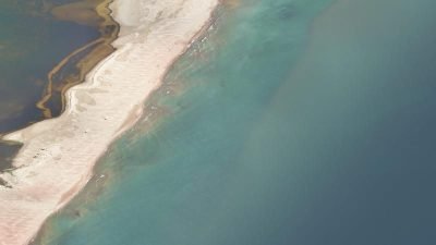 Vista aérea de Playa Illa de Buda, Sant Jaume d'Enveja