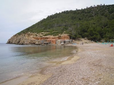 Playa de Port de Benirrás en Sant Joan de Labritja