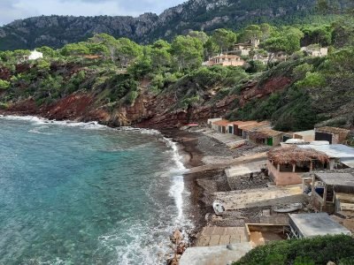 Playa de Port D'Es Canonge en Banyalbufar