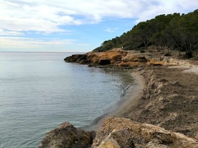 Playa de Port Olivet en L'Ametlla de Mar