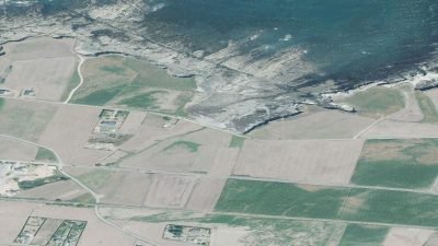 Vista aérea de Portiño de A Devesa, Ribadeo