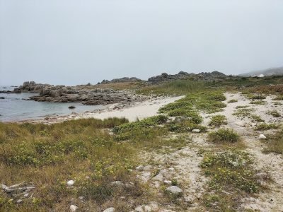 Playa de Porto Negros en Carnota