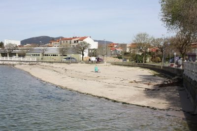 Playa de Preguntoiro en Vilagarcía de Arousa