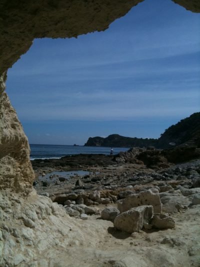 Playa de Primera y Segunda Caletas en Jávea/Xàbia