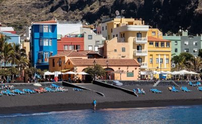 Playa de Puerto de Tazacorte en Tazacorte