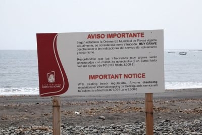 Playa de Puerto Lajas en Puerto del Rosario