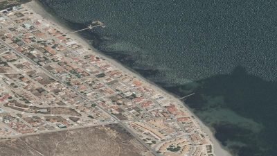 Vista aérea de Punta Brava, Cartagena