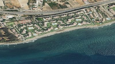 Vista aérea de Punta de la Plata, Estepona