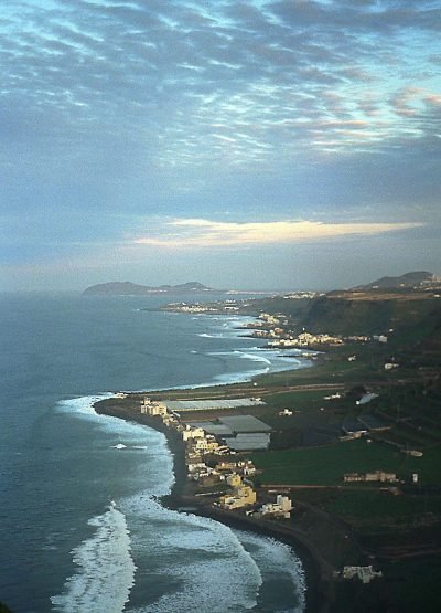 Playa de Punta del Angosto en Santa María de Guía de Gran Canaria