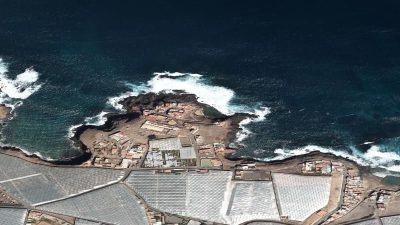 Vista aérea de Punta del Clavo, Gáldar