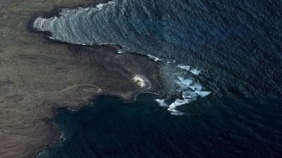 Vista aérea de Punta Escamas, Haría