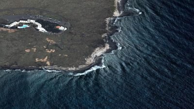 Vista aérea de Punta Usaje, Haría