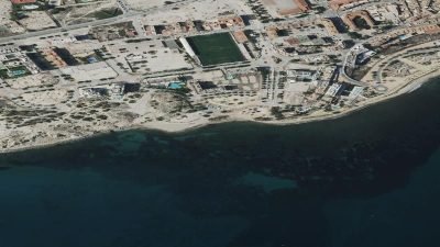 Vista aérea de Puntas del Moro, Villajoyosa/La Vila Joiosa