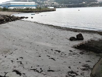 Playa de Queixeira en Moaña