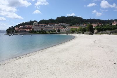 Playa de Quenxe en Corcubión