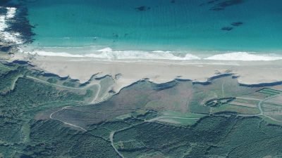 Vista aérea de Riás III, Malpica de Bergantiños