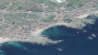 Vista aérea de Ribeira Grande, Ribeira