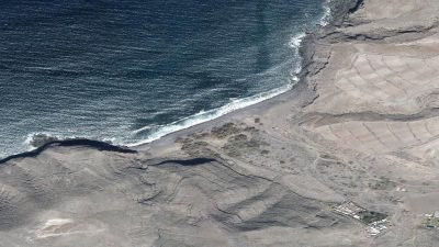 Vista aérea de Risco, Agaete