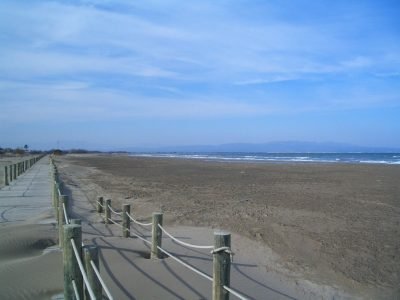 Playa de Riumar en Deltebre