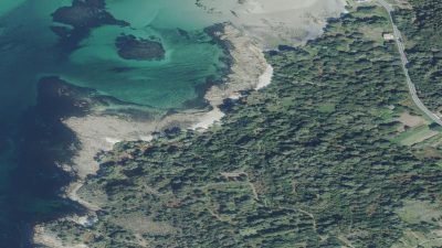 Vista aérea de Salgueiro, Muros