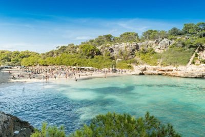 Playa de s'Amarador en Santanyí
