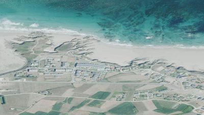 Vista aérea de San Bartolo, Barreiros