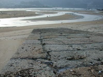 Playa de San Cibrán en Cangas
