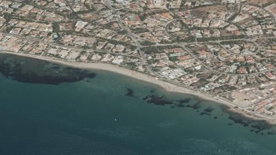 Vista aérea de San Ginés, Cartagena