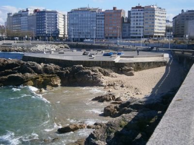 Playa de San Roque en A Coruña