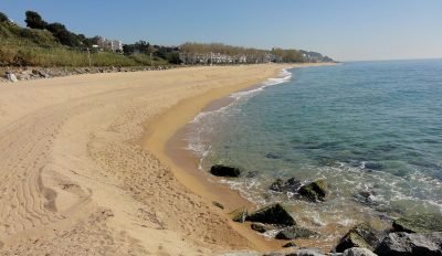 Playa de Sant Pol en Sant Pol de Mar