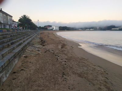 Playa de Santa Cristina en Oleiros