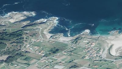 Vista aérea de Santa Irene, Arteixo