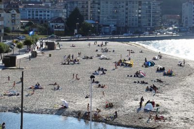 Playa de Santa Marta en Baiona