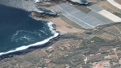 Vista aérea de Santo Domingo, La Guancha